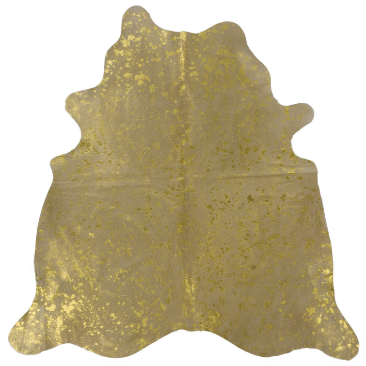 Union Rustic ster Cowhide Gold Rug Wayfair.co.uk